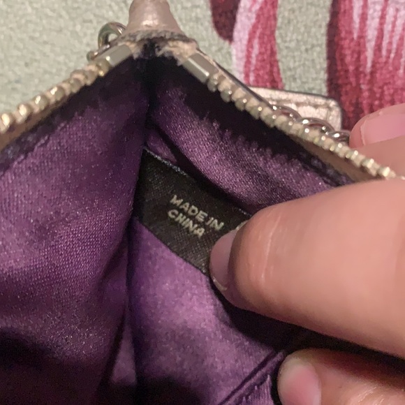 Coach silver wristlet wallet - Picture 4 of 10